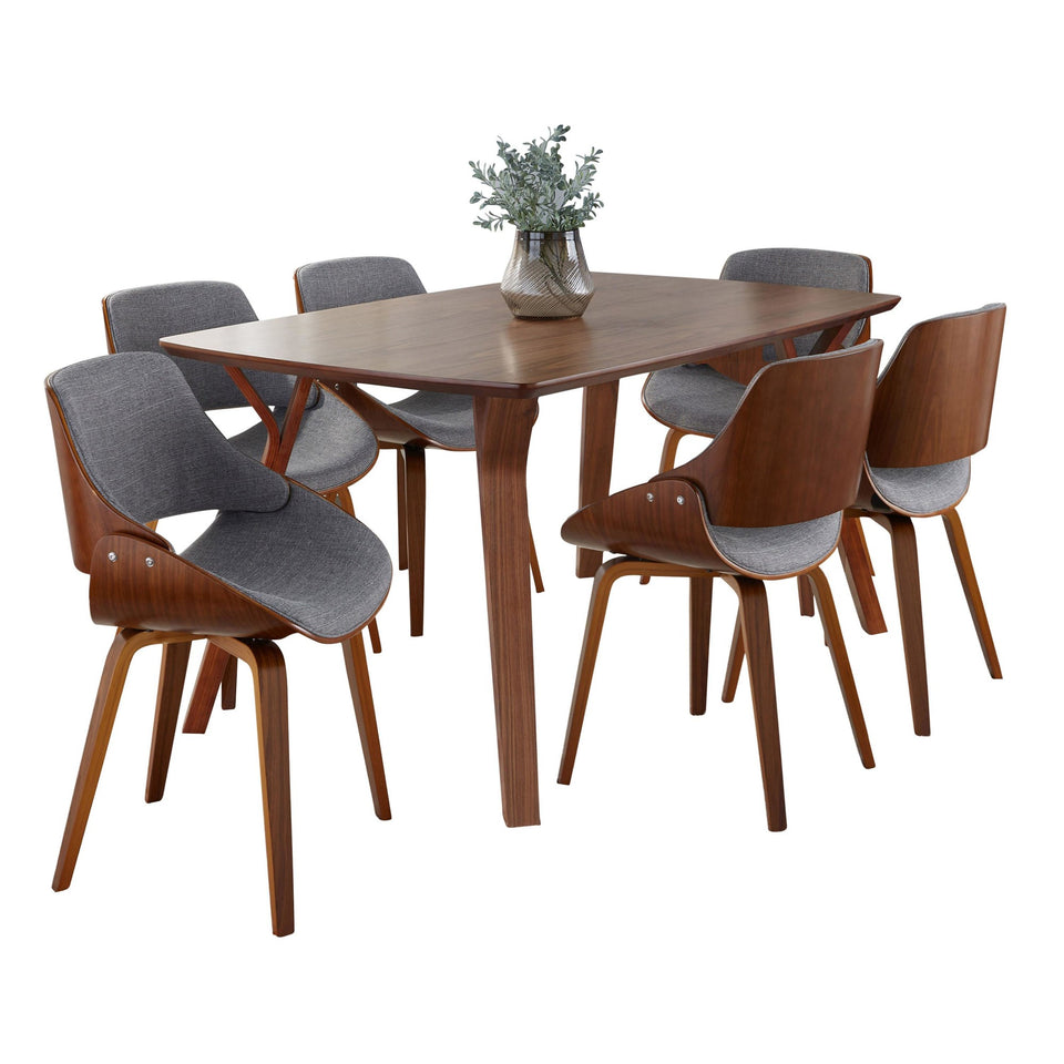 Folia Fabrizzi Dining Set - 7 Piece