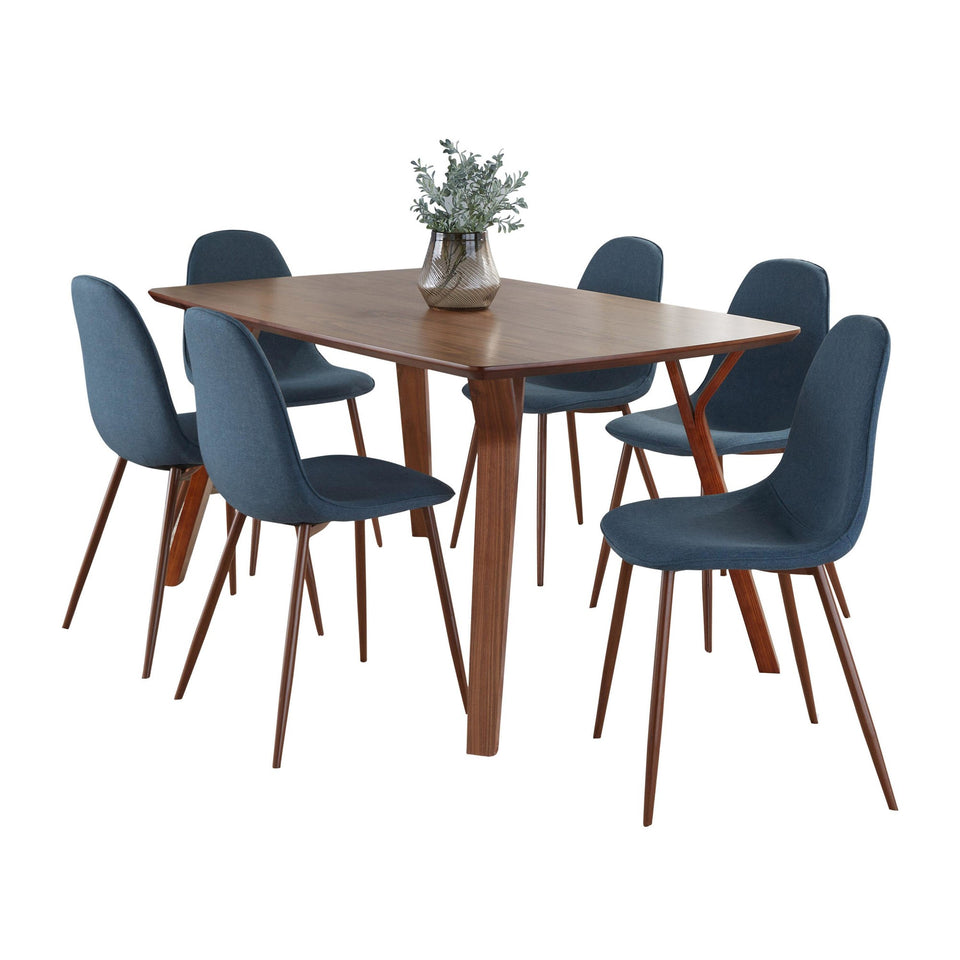 Folia Pebble Dining Set - 7 Piece