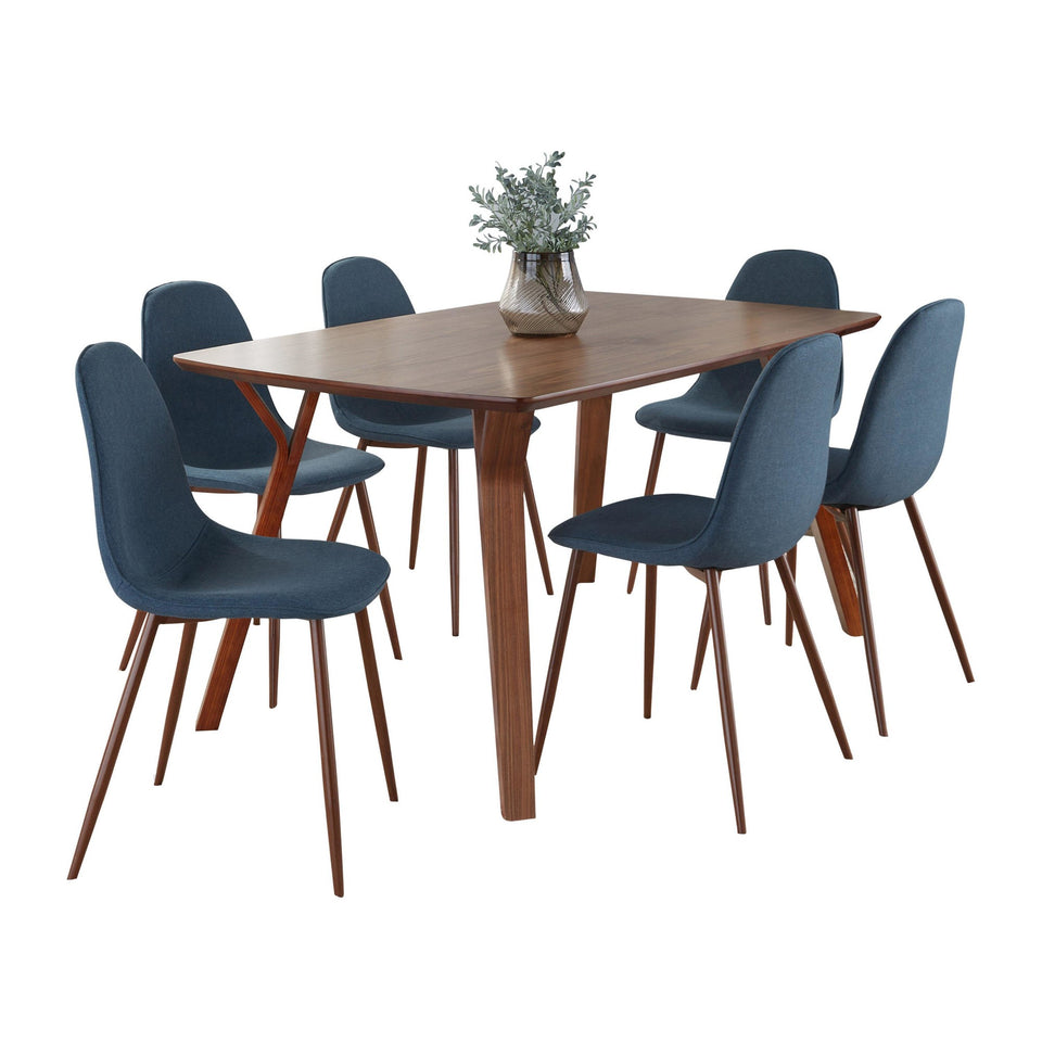 Folia Pebble Dining Set - 7 Piece