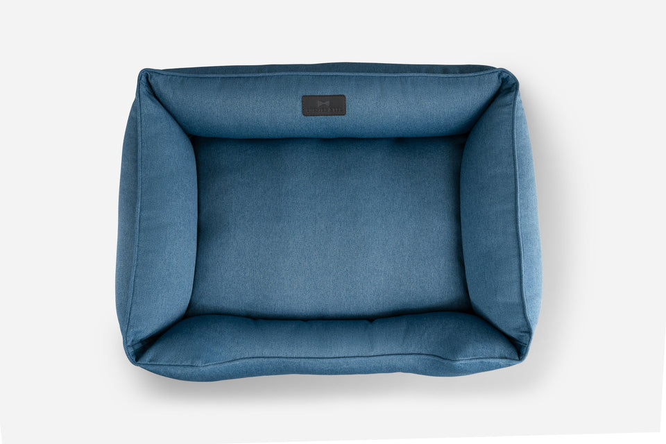 Chester & Lee | Cotton Sleeper Dog Bed Denim