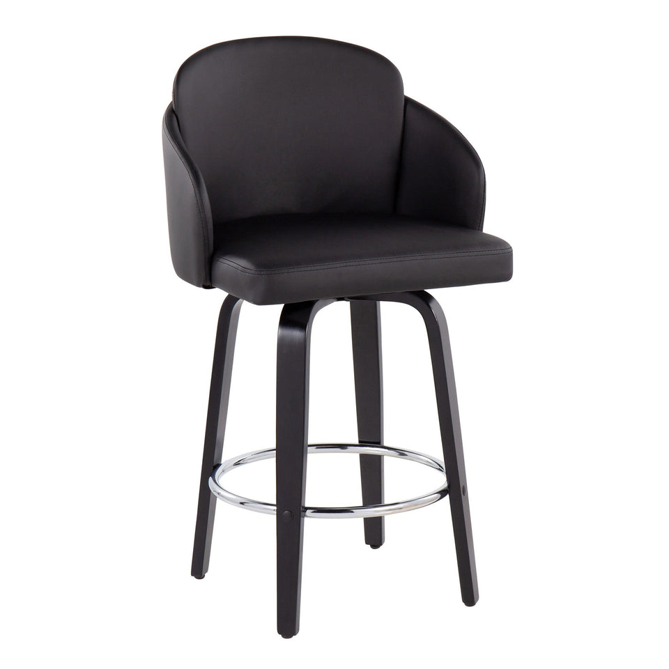 Dahlia 26" Fixed-Height Counter Stool - Set of 2