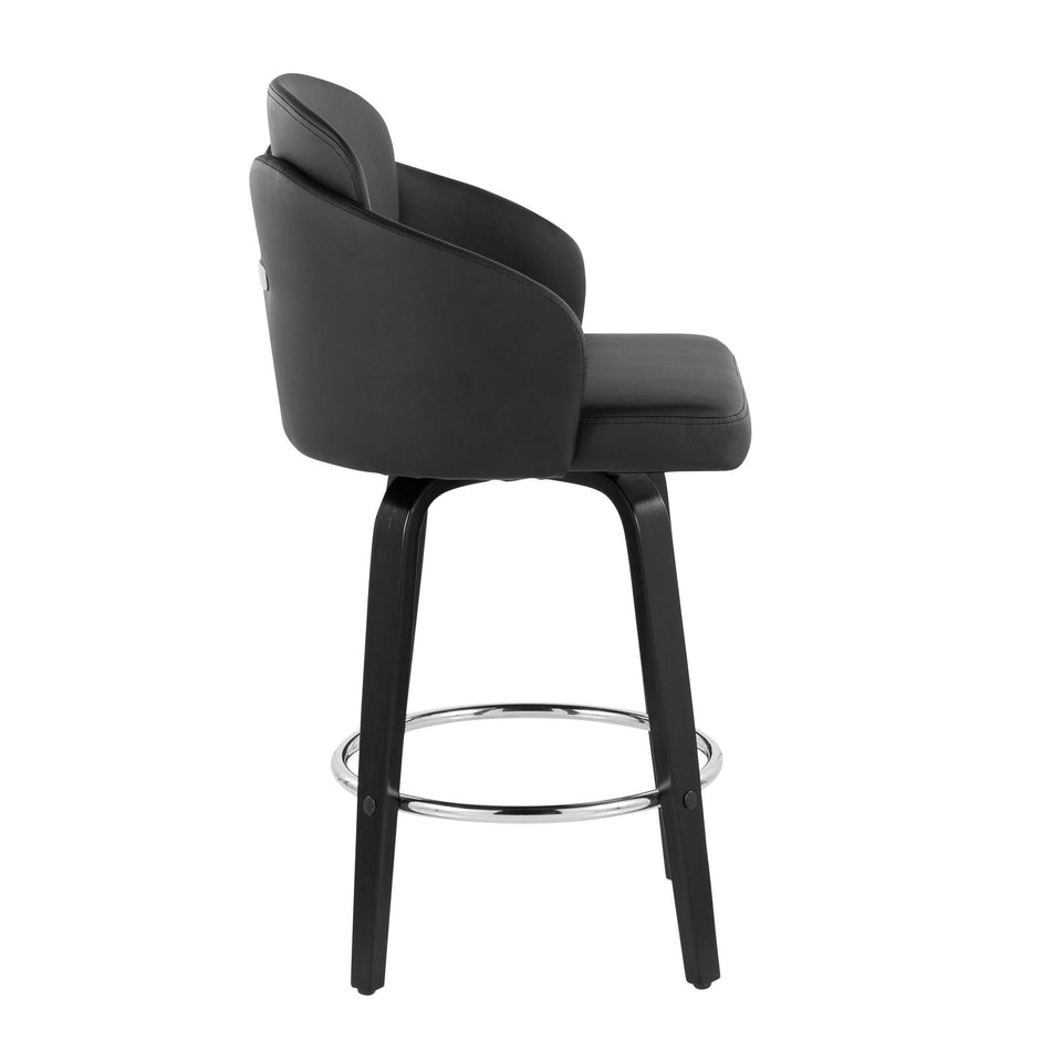 Dahlia 26" Fixed-Height Counter Stool - Set of 2
