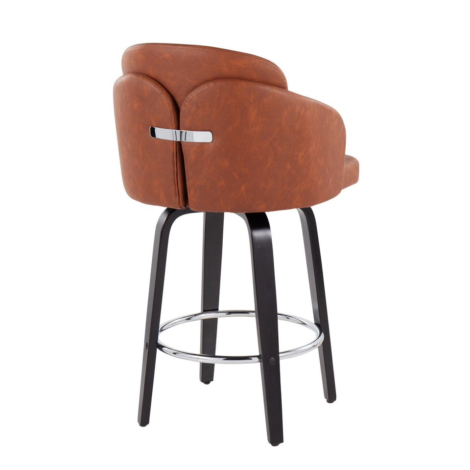 Dahlia 26" Fixed-Height Counter Stool - Set of 2