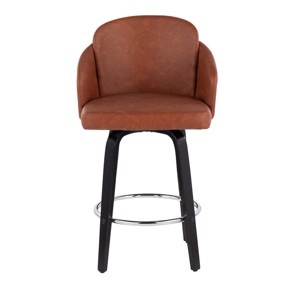 Dahlia 26" Fixed-Height Counter Stool - Set of 2