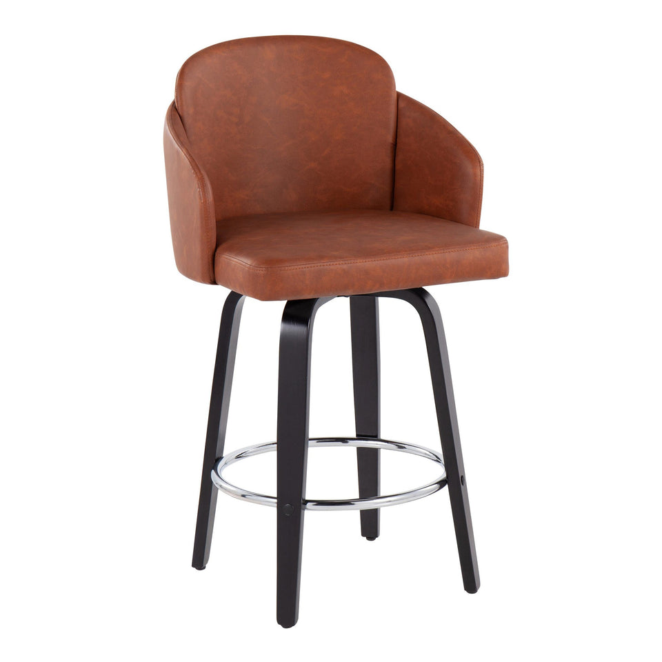 Dahlia 26" Fixed-Height Counter Stool - Set of 2