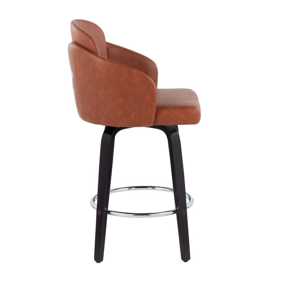Dahlia 26" Fixed-Height Counter Stool - Set of 2