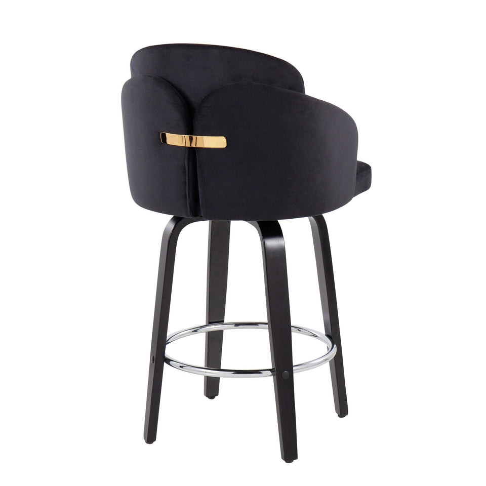 Dahlia 26" Fixed-Height Counter Stool - Set of 2