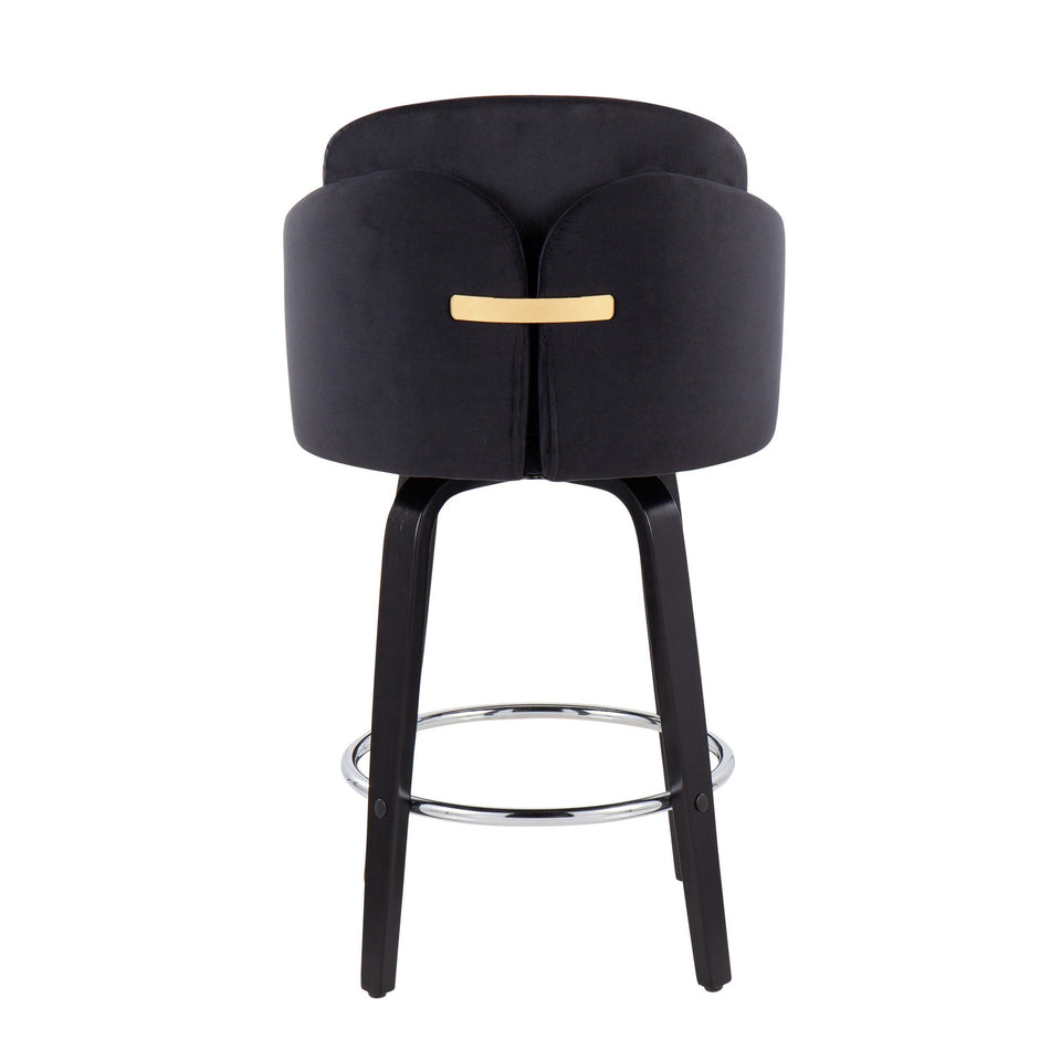 Dahlia 26" Fixed-Height Counter Stool - Set of 2
