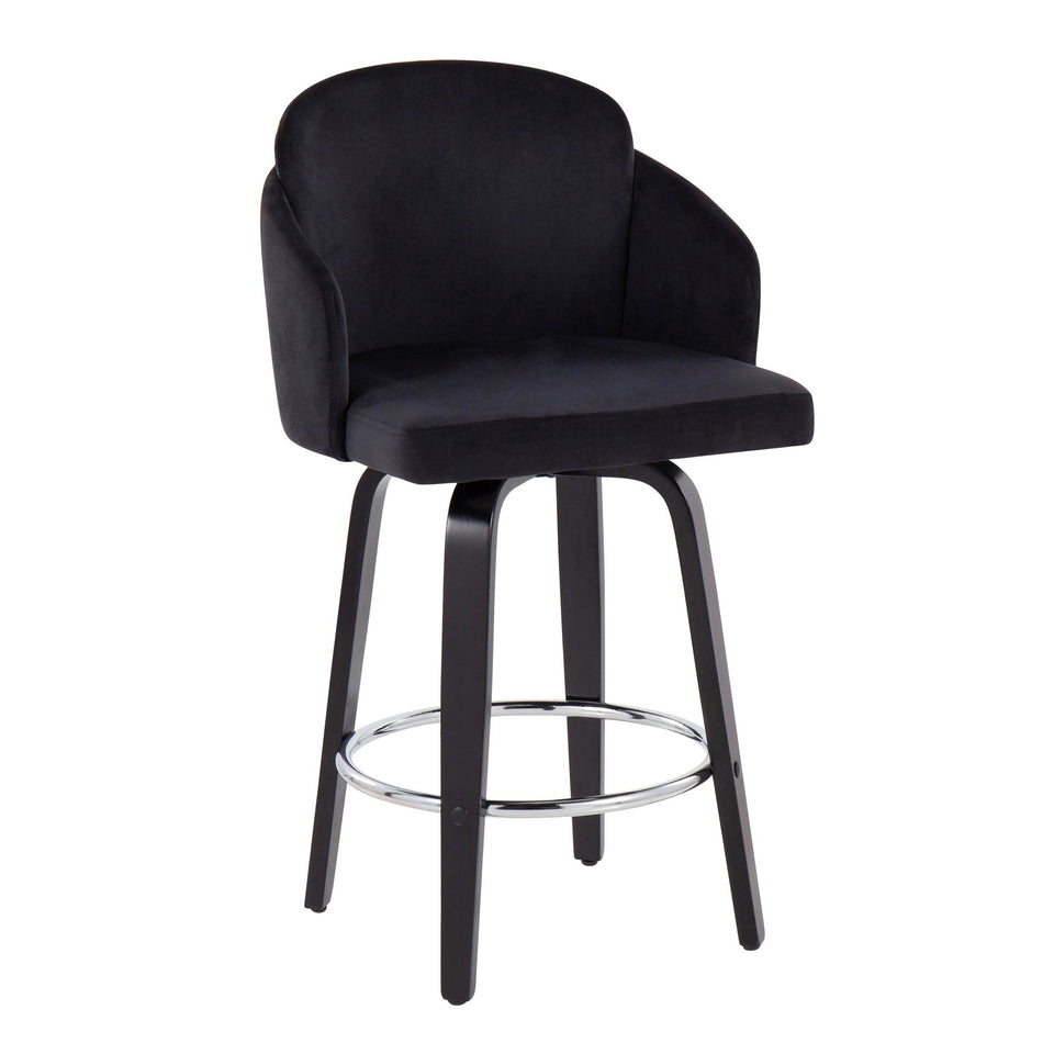 Dahlia 26" Fixed-Height Counter Stool - Set of 2