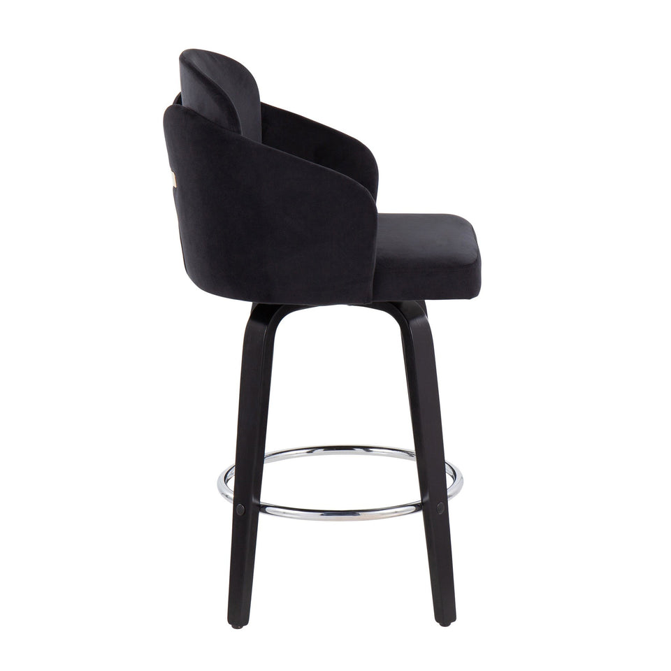 Dahlia 26" Fixed-Height Counter Stool - Set of 2