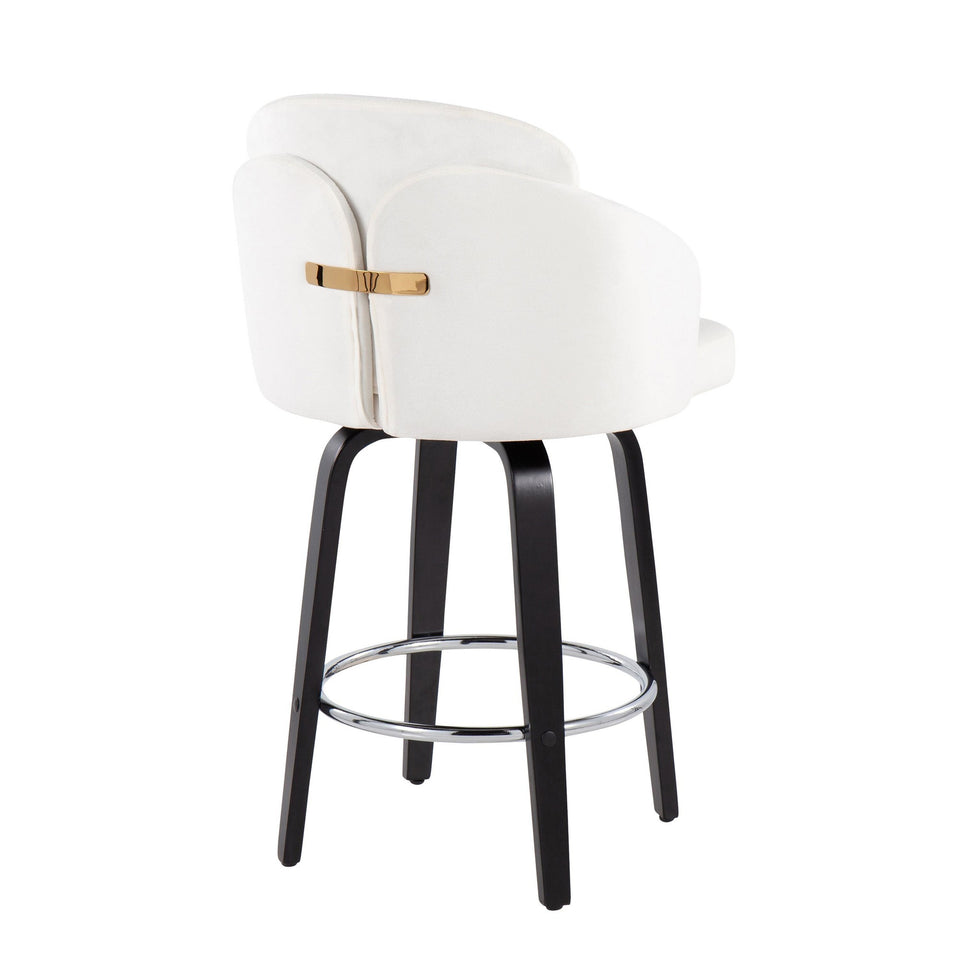Dahlia 26" Fixed-Height Counter Stool - Set of 2