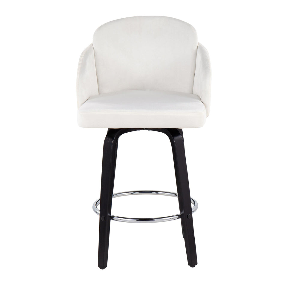 Dahlia 26" Fixed-Height Counter Stool - Set of 2