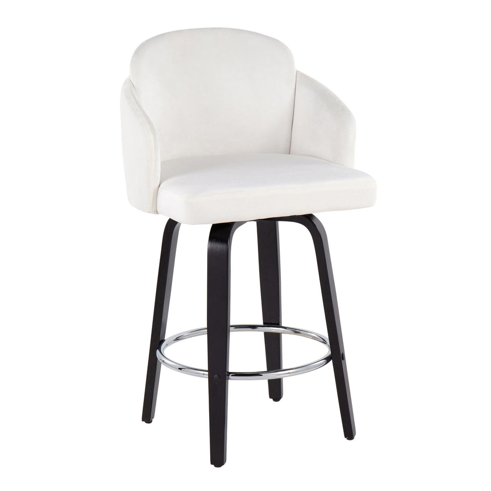 Dahlia 26" Fixed-Height Counter Stool - Set of 2