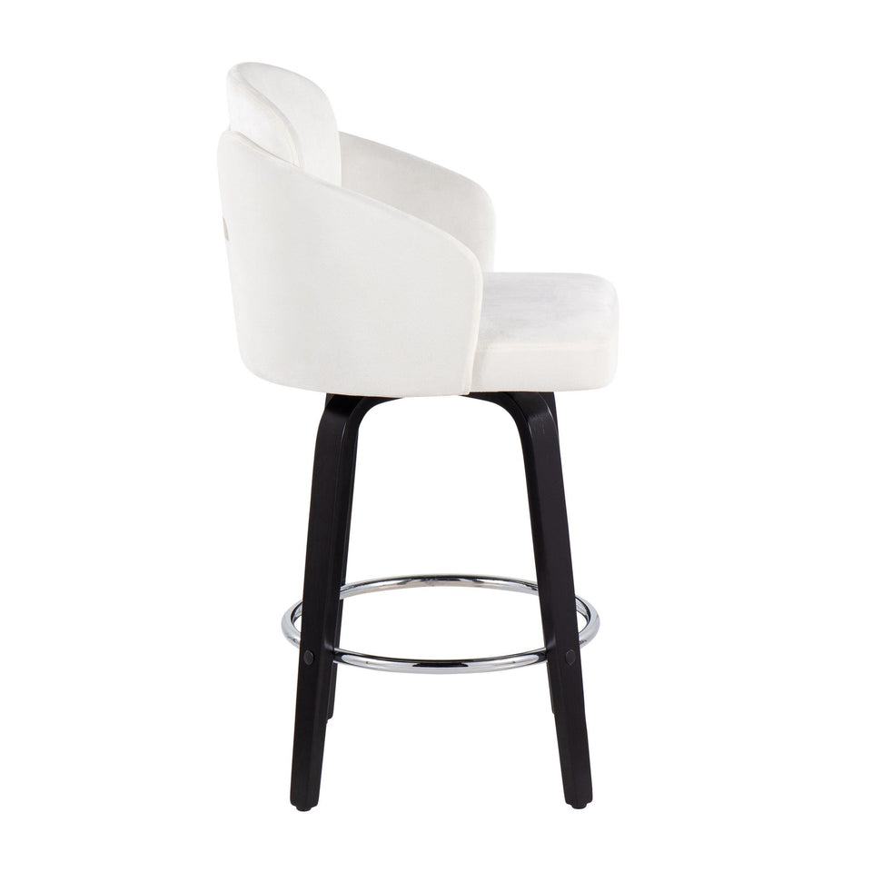 Dahlia 26" Fixed-Height Counter Stool - Set of 2
