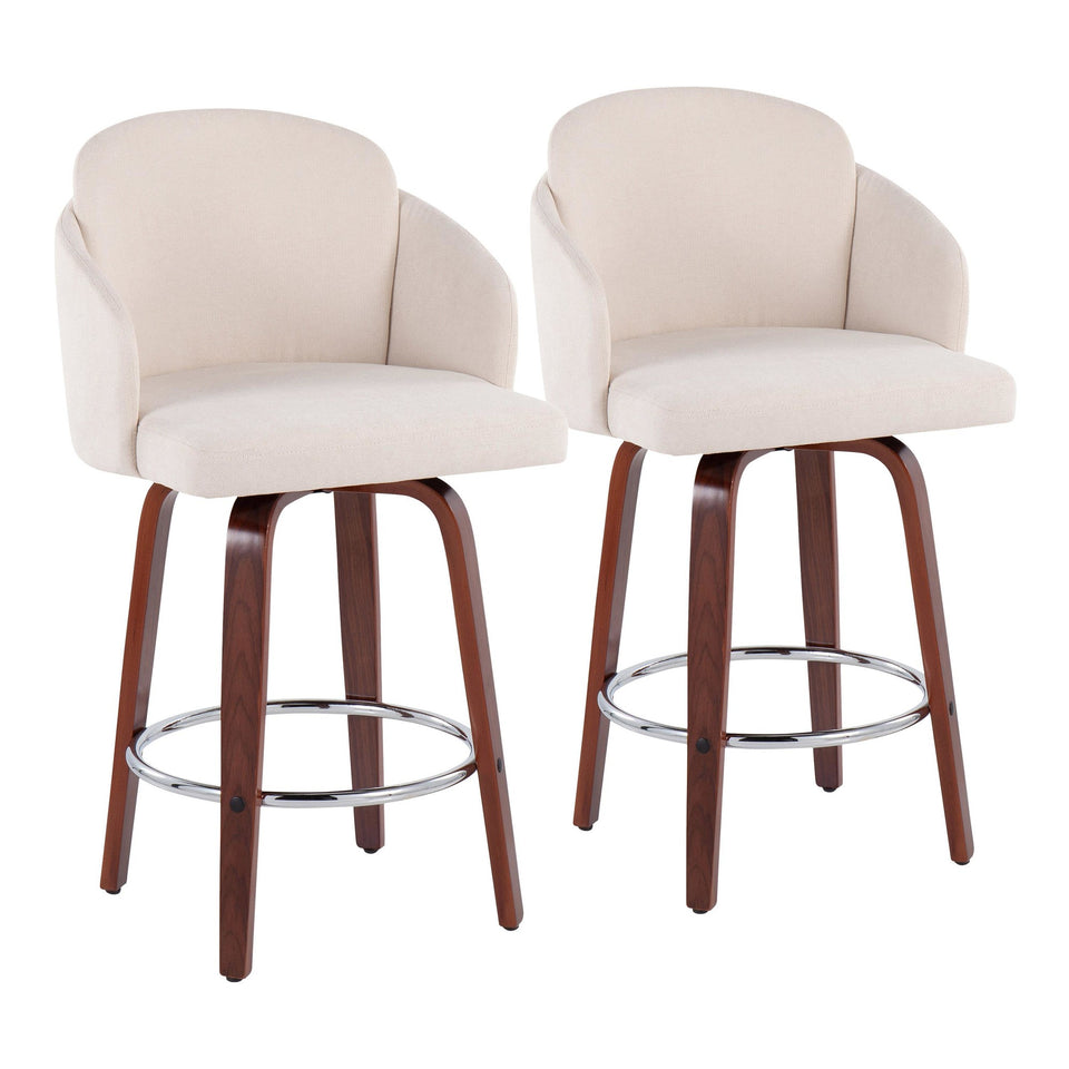 Dahlia 26" Fixed-Height Counter Stool - Set of 2
