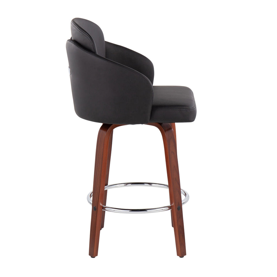 Dahlia 26" Fixed-Height Counter Stool - Set of 2