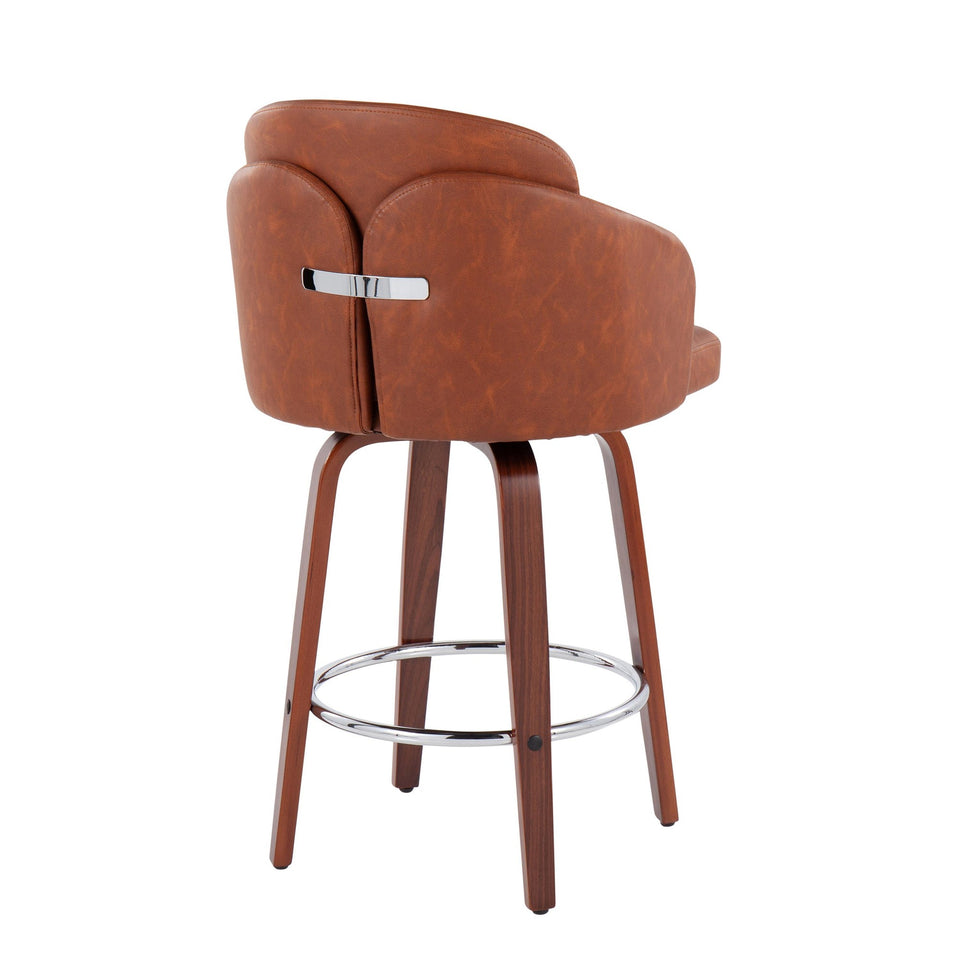 Dahlia 26" Fixed-Height Counter Stool - Set of 2