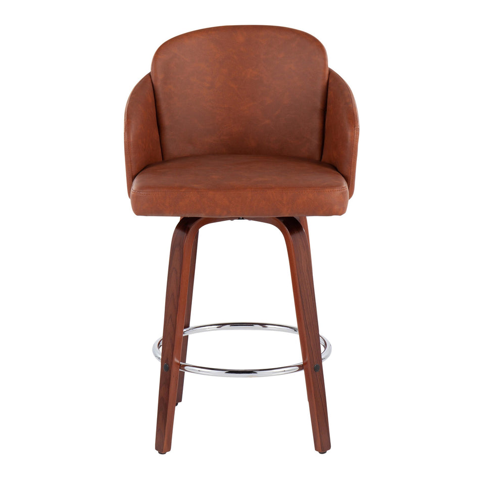 Dahlia 26" Fixed-Height Counter Stool - Set of 2