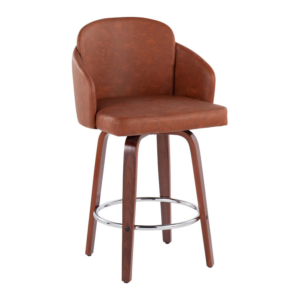 Dahlia 26" Fixed-Height Counter Stool - Set of 2