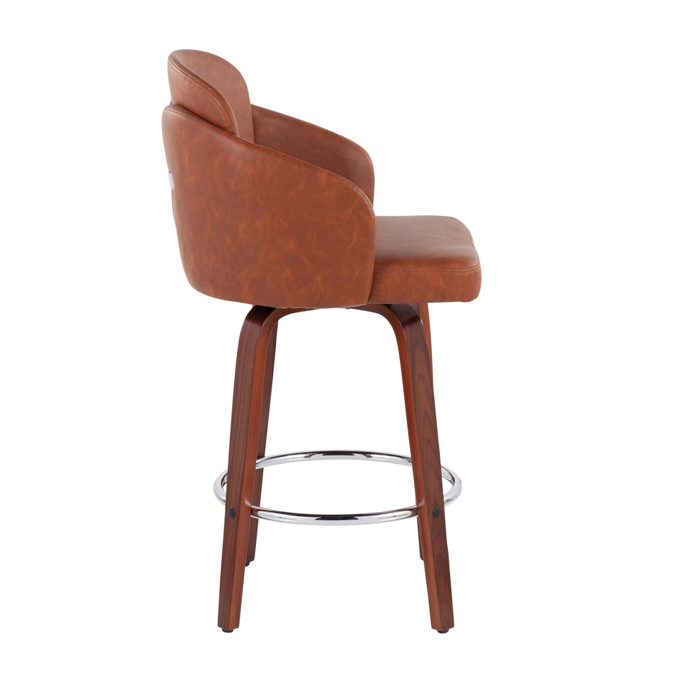 Dahlia 26" Fixed-Height Counter Stool - Set of 2