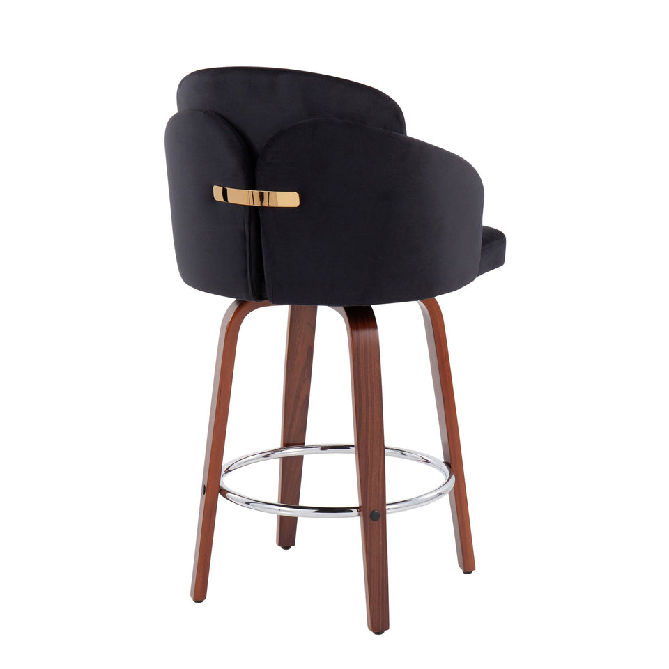 Dahlia 26" Fixed-Height Counter Stool - Set of 2