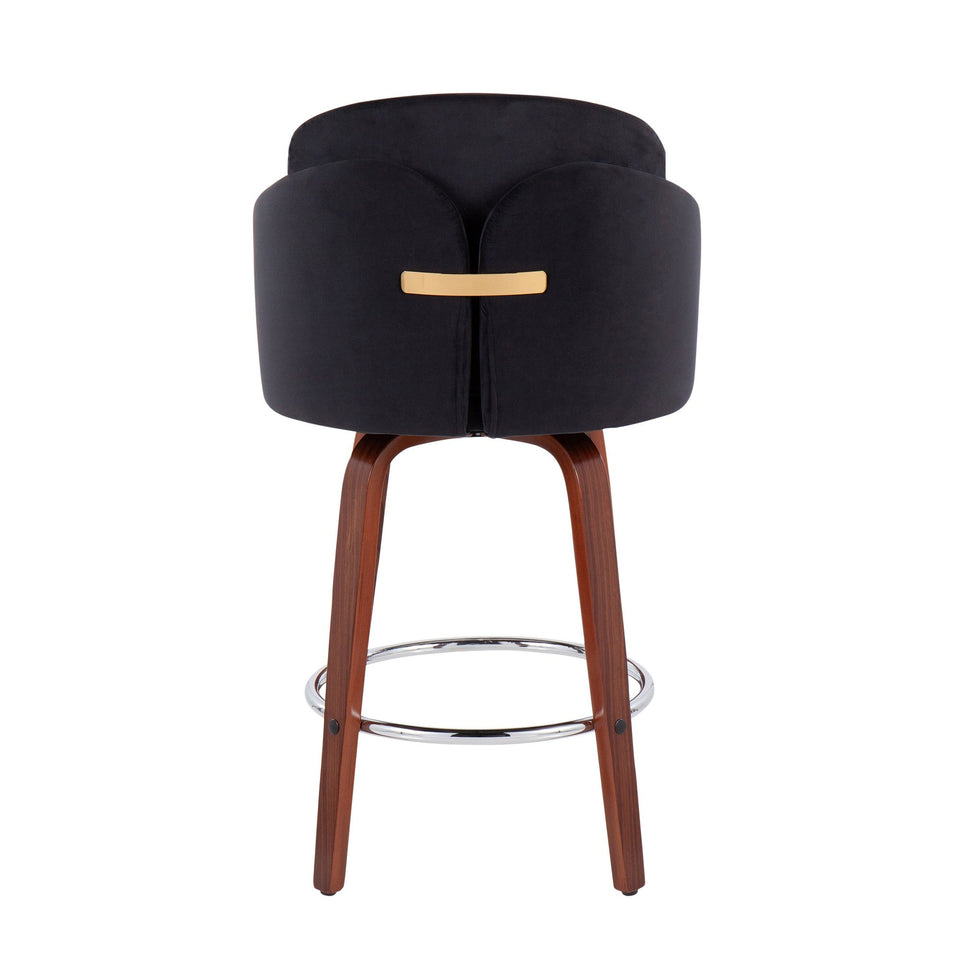 Dahlia 26" Fixed-Height Counter Stool - Set of 2