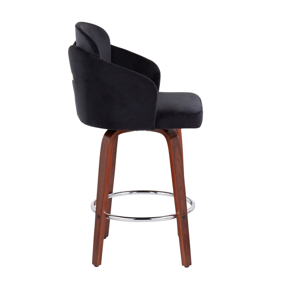 Dahlia 26" Fixed-Height Counter Stool - Set of 2