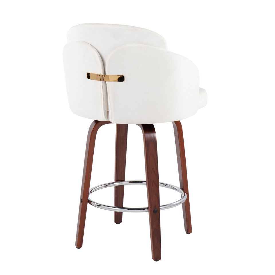 Dahlia 26" Fixed-Height Counter Stool - Set of 2