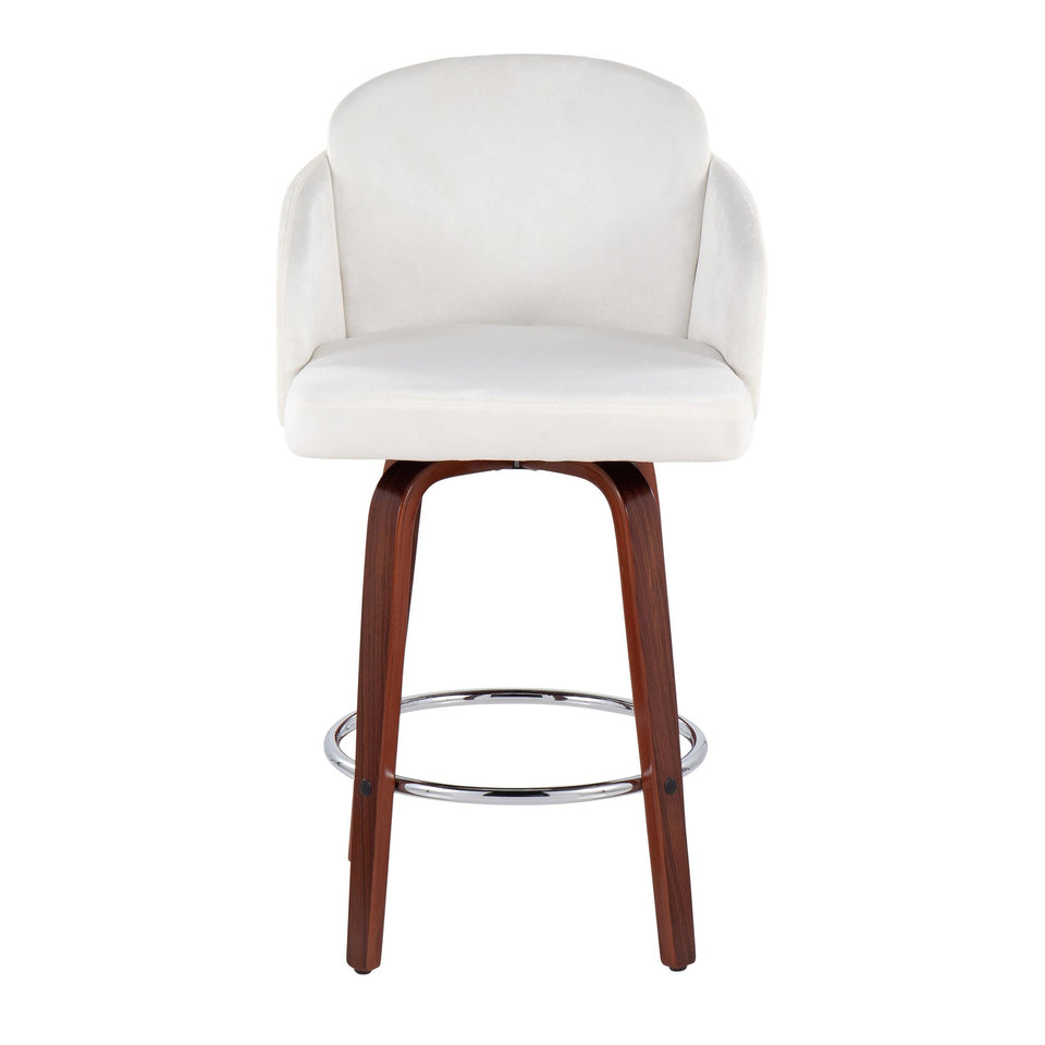 Dahlia 26" Fixed-Height Counter Stool - Set of 2