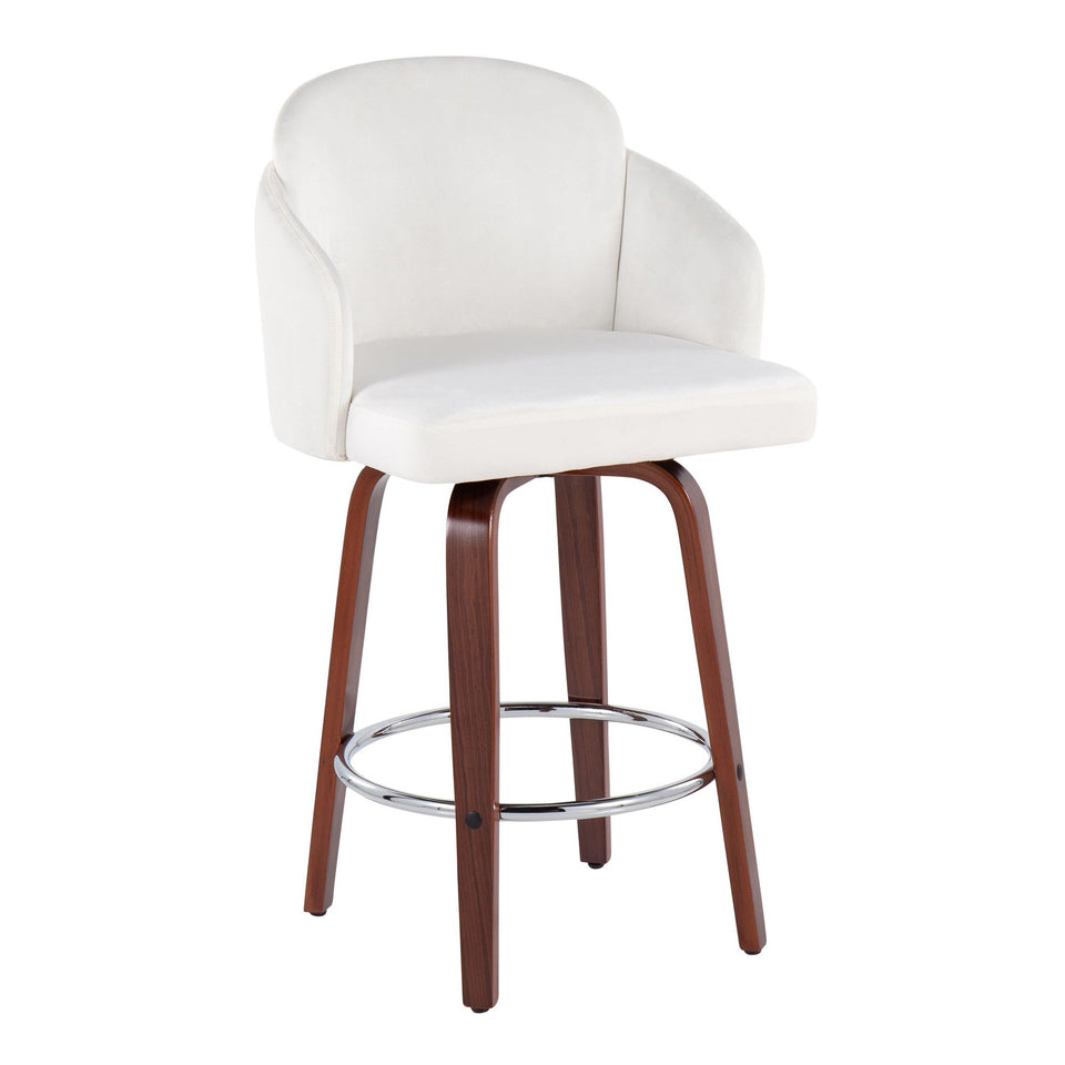 Dahlia 26" Fixed-Height Counter Stool - Set of 2