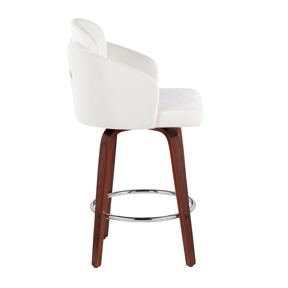 Dahlia 26" Fixed-Height Counter Stool - Set of 2