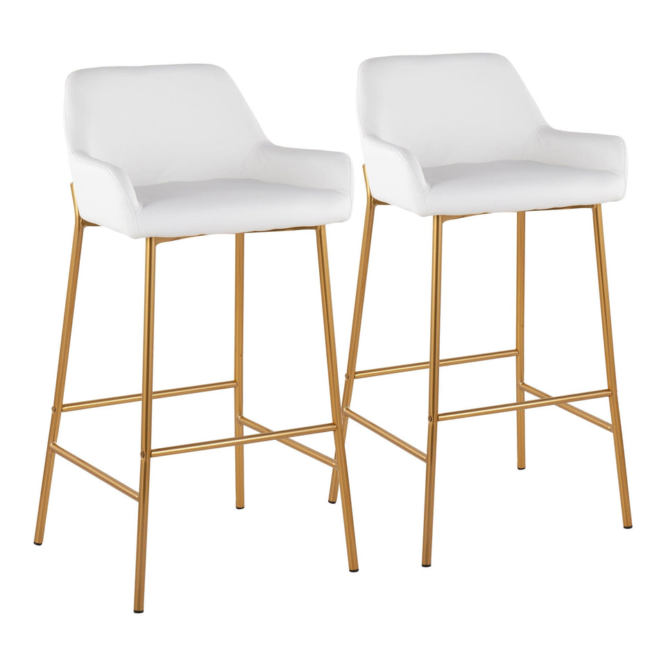 Daniella 30" Fixed-Height Barstool - Set of 2