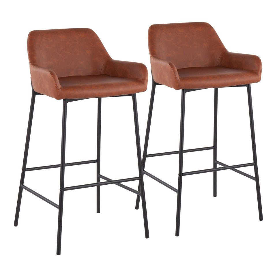 Daniella 30" Fixed-Height Barstool - Set of 2