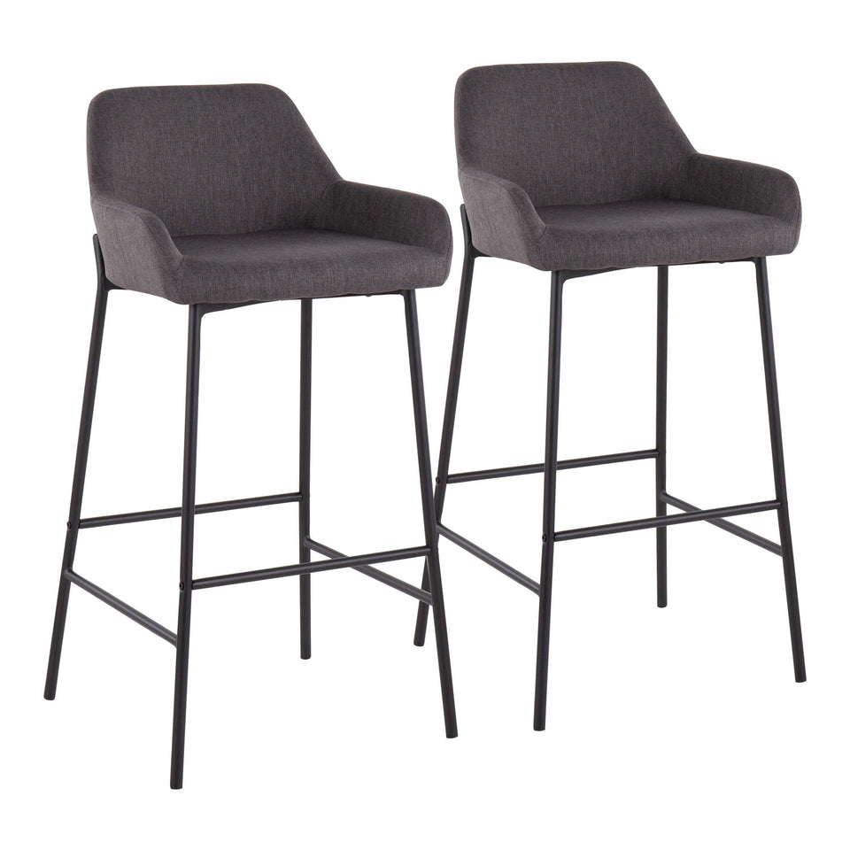 Daniella 30" Fixed-Height Barstool - Set of 2