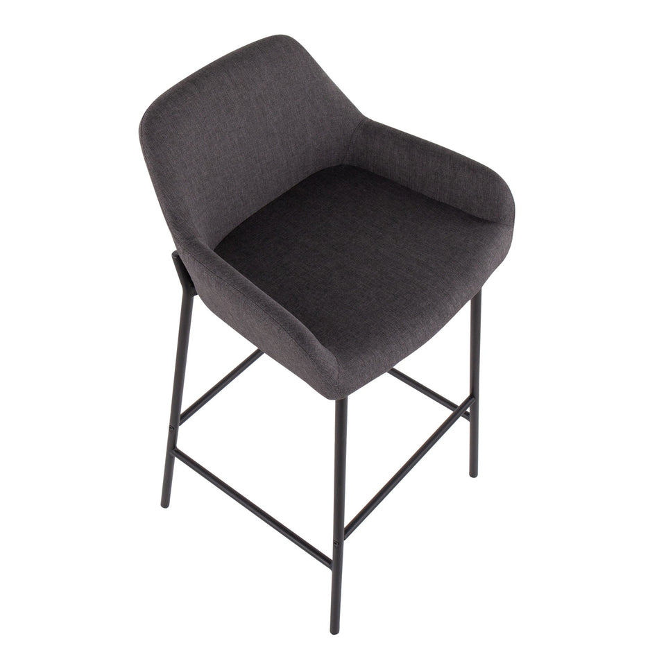 Daniella 30" Fixed-Height Barstool - Set of 2