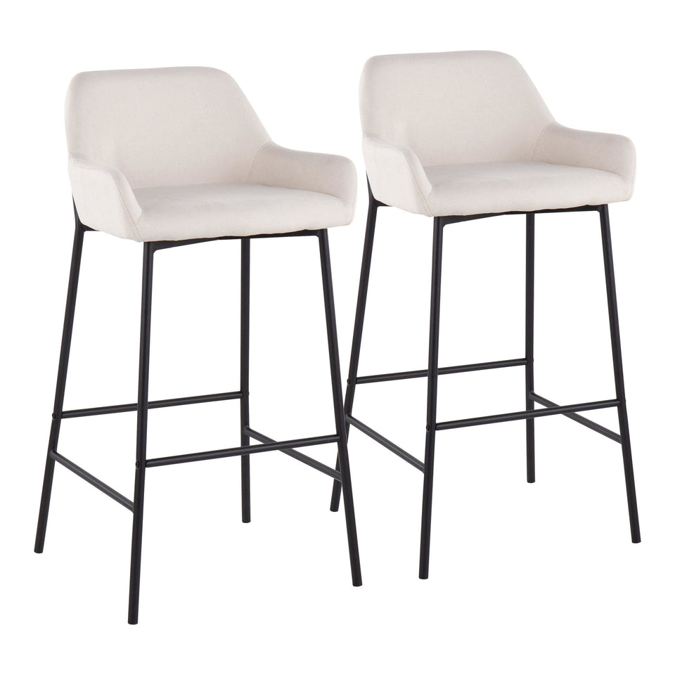 Daniella 30" Fixed-Height Barstool - Set of 2