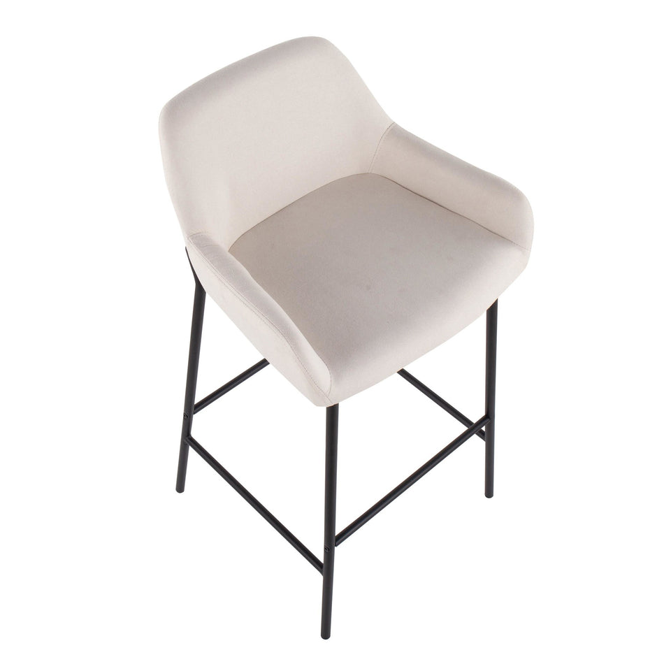 Daniella 30" Fixed-Height Barstool - Set of 2