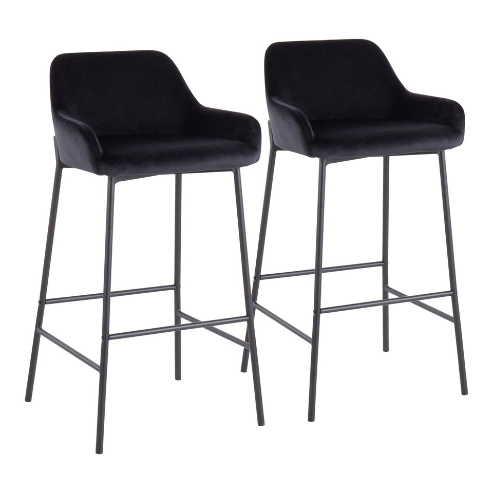 Daniella 30" Fixed-Height Barstool - Set of 2