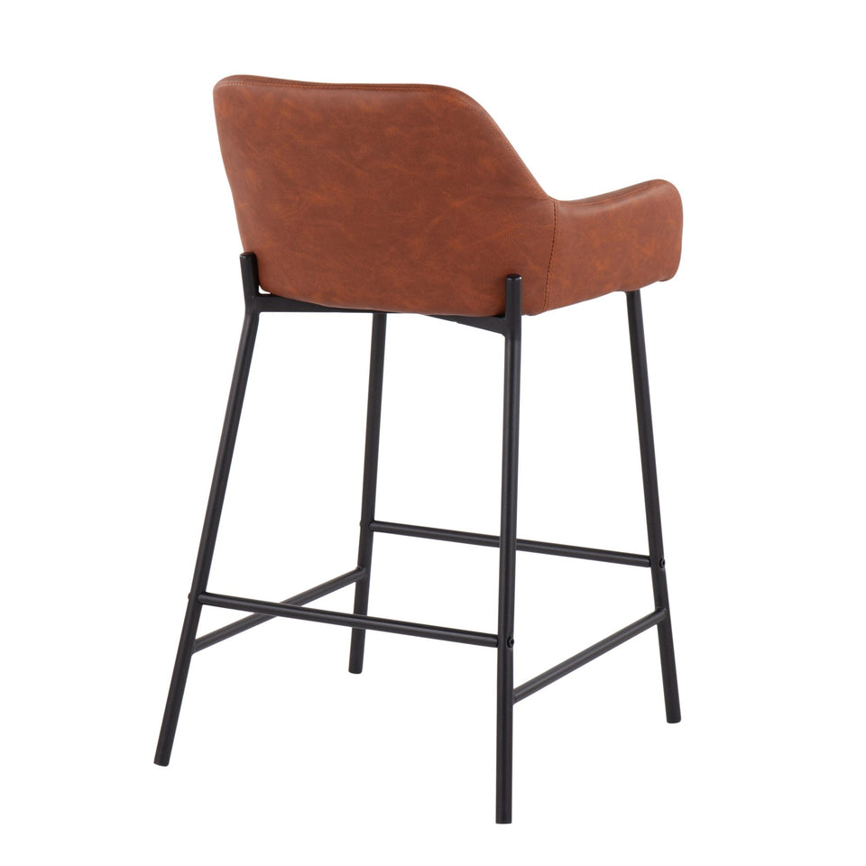 Daniella 24" Fixed-Height Counter Stool - Set of 2