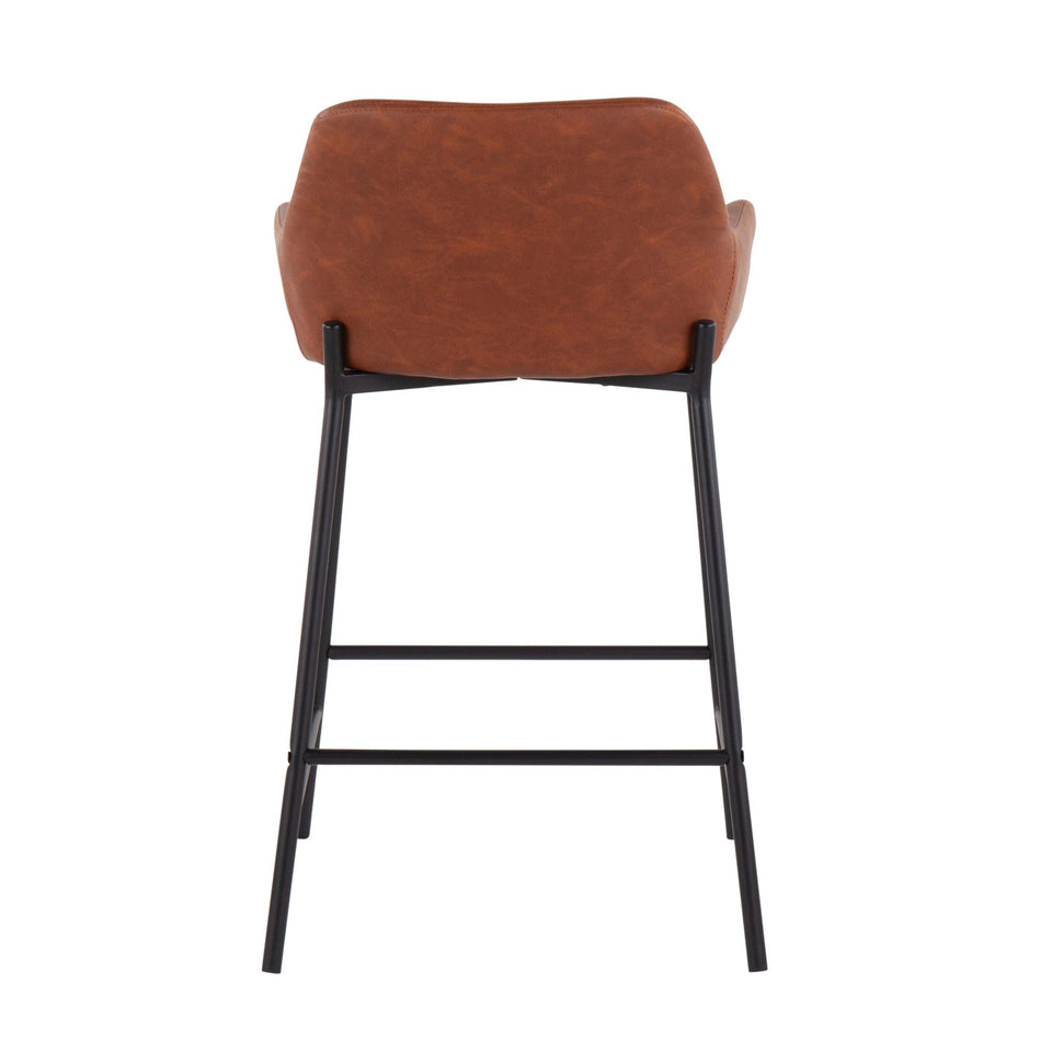 Daniella 24" Fixed-Height Counter Stool - Set of 2