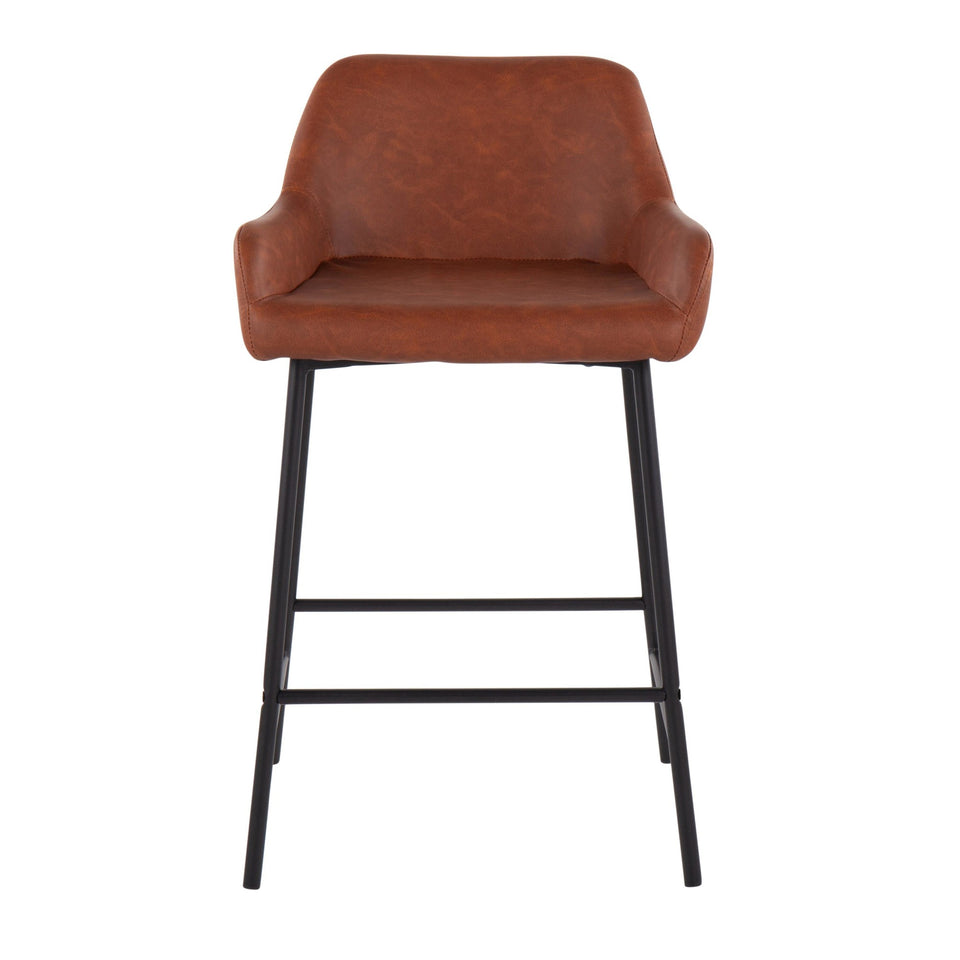 Daniella 24" Fixed-Height Counter Stool - Set of 2