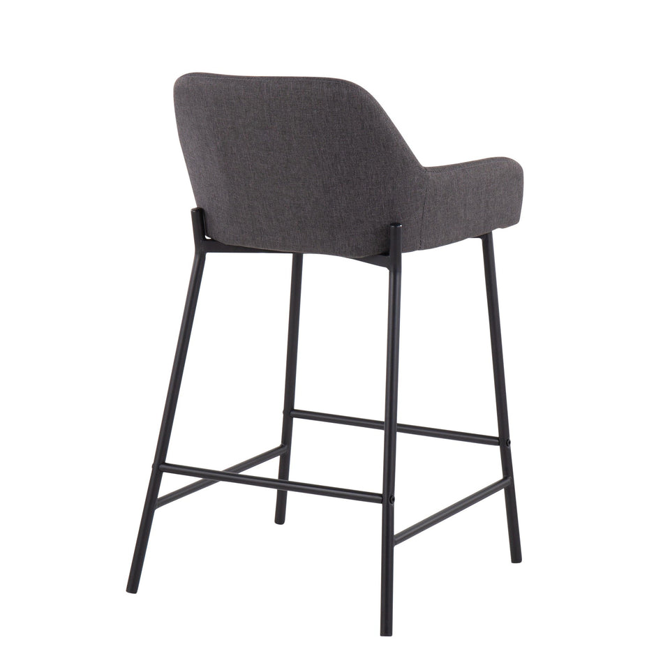 Daniella 24" Fixed-Height Counter Stool - Set of 2