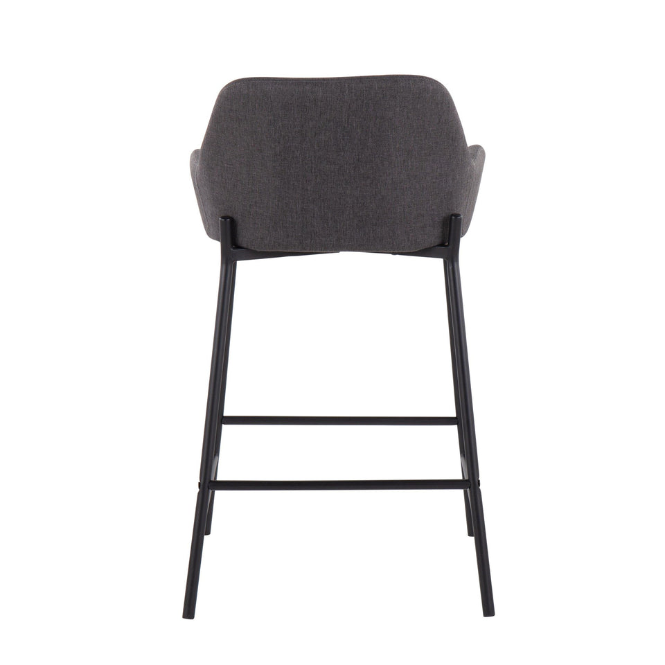 Daniella 24" Fixed-Height Counter Stool - Set of 2