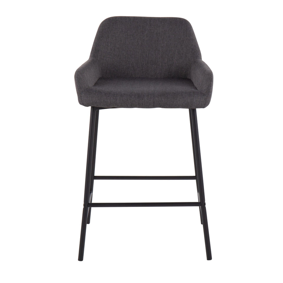 Daniella 24" Fixed-Height Counter Stool - Set of 2