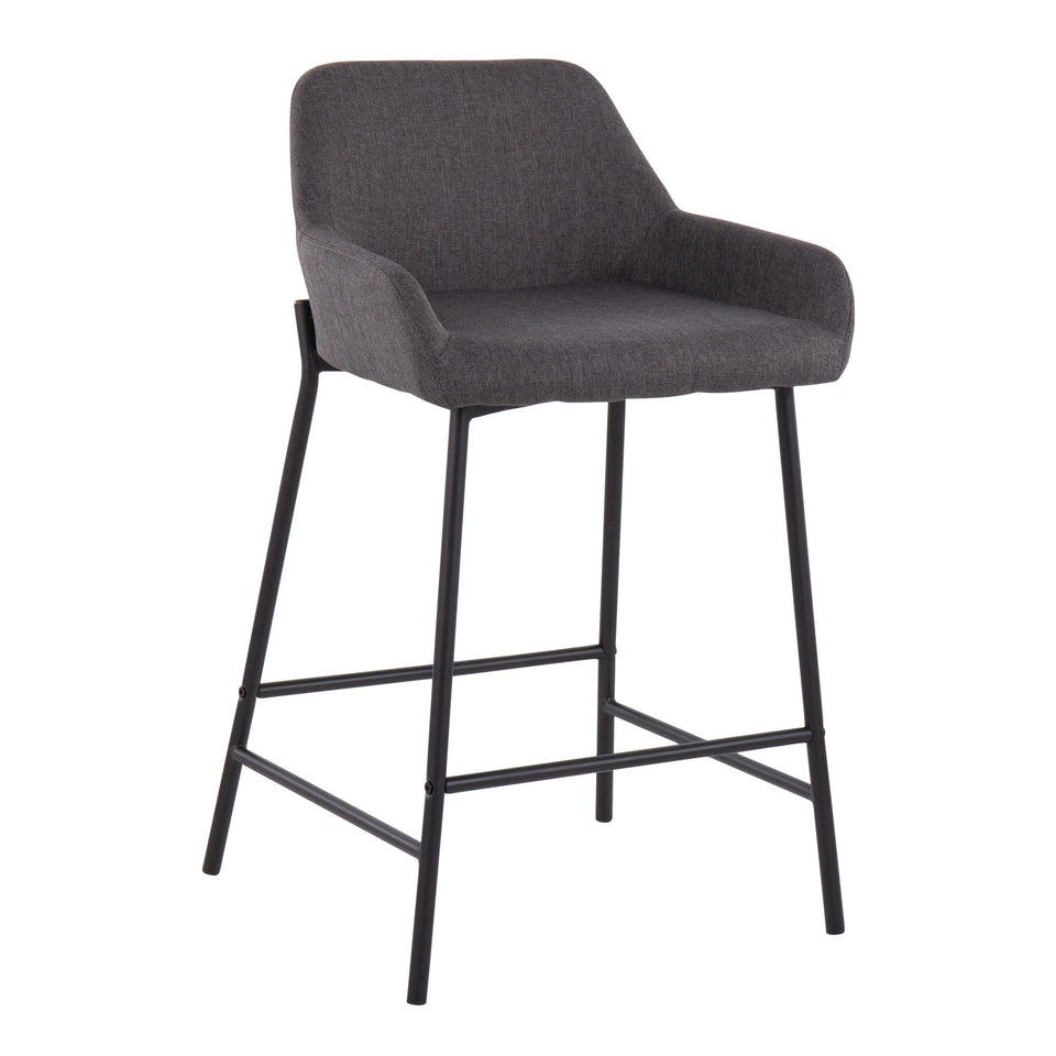 Daniella 24" Fixed-Height Counter Stool - Set of 2