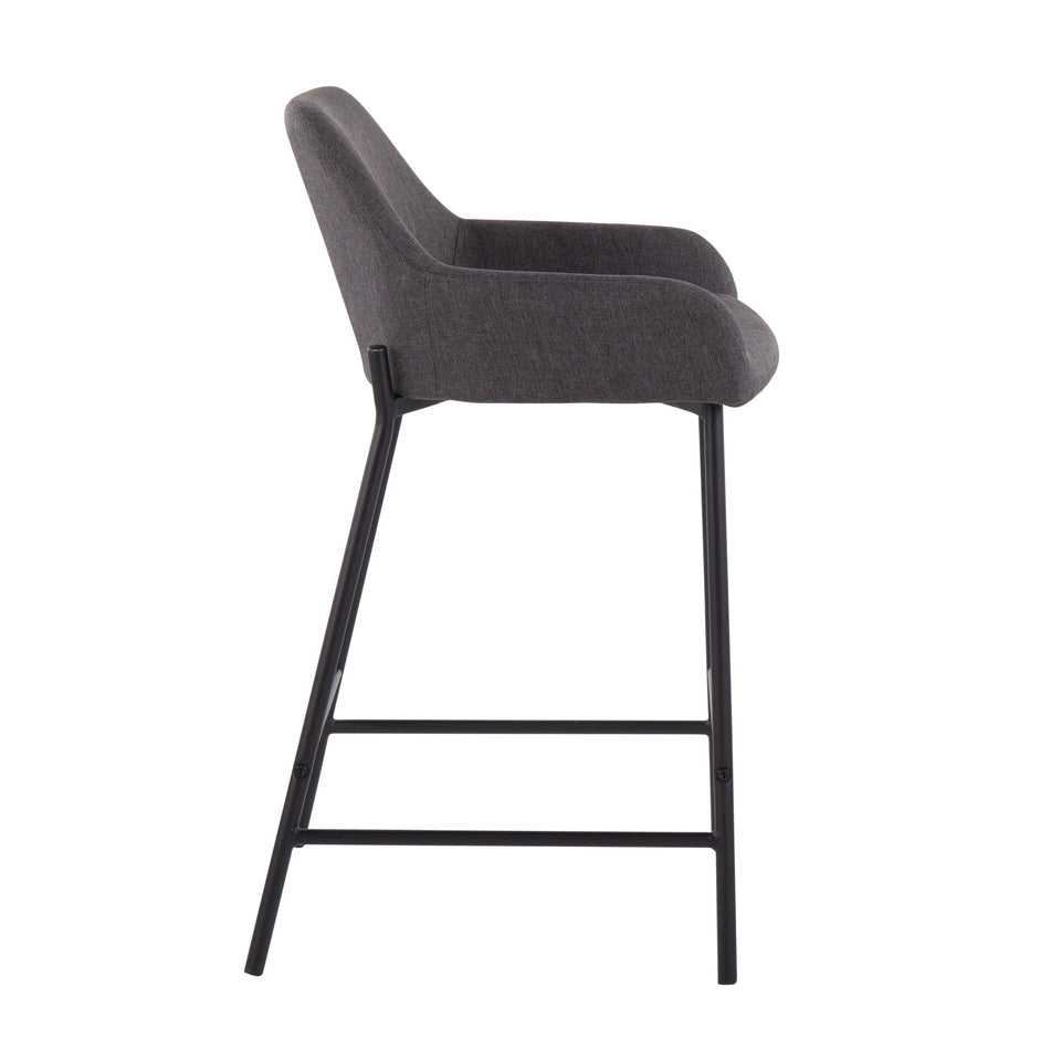 Daniella 24" Fixed-Height Counter Stool - Set of 2