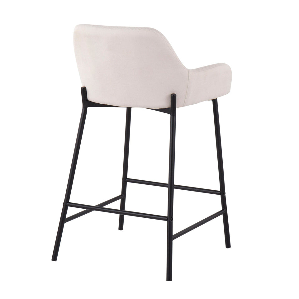 Daniella 24" Fixed-Height Counter Stool - Set of 2