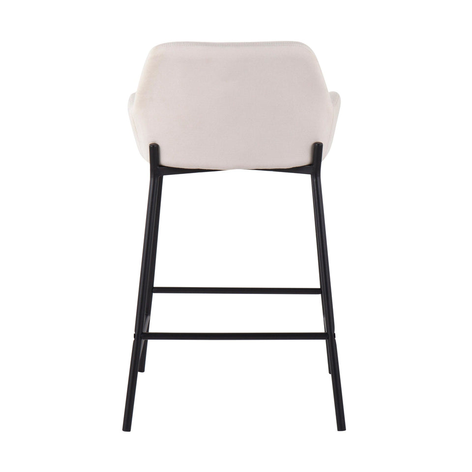Daniella 24" Fixed-Height Counter Stool - Set of 2