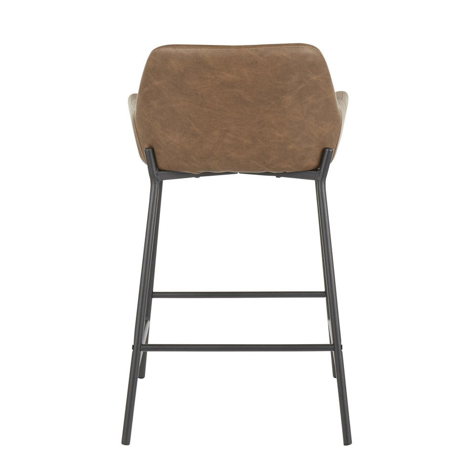 Daniella 24" Fixed-Height Counter Stool - Set of 2