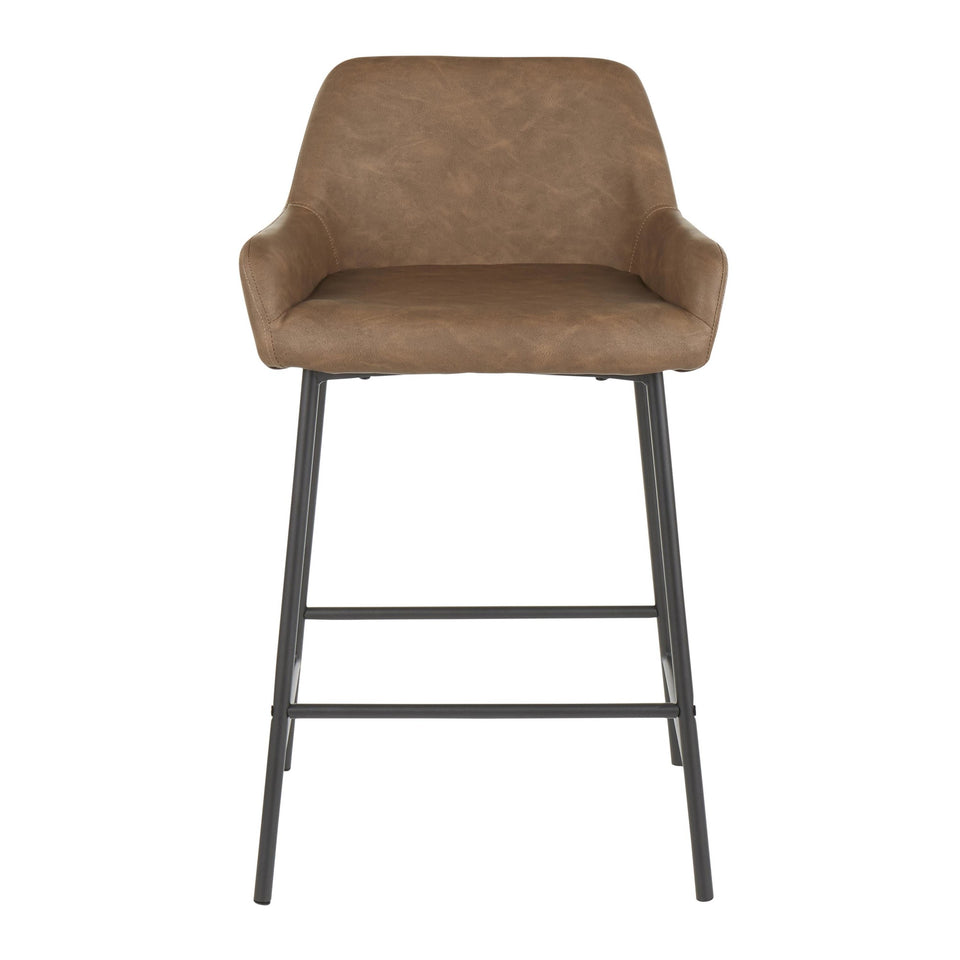 Daniella 24" Fixed-Height Counter Stool - Set of 2